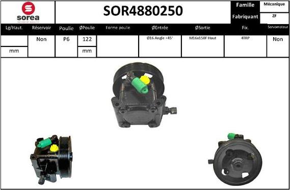 EAI SOR4880250 - Гідравлічний насос, рульове управління, ГУР avtolavka.club