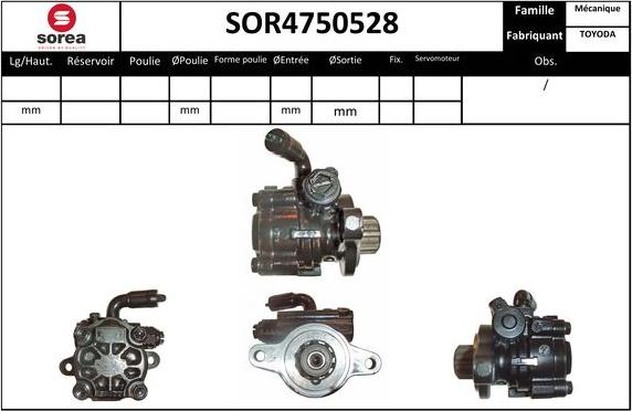 EAI SOR4750528 - Гідравлічний насос, рульове управління, ГУР avtolavka.club