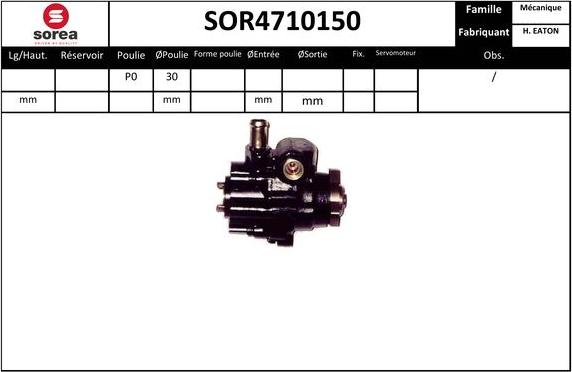 EAI SOR4710150 - Гідравлічний насос, рульове управління, ГУР avtolavka.club