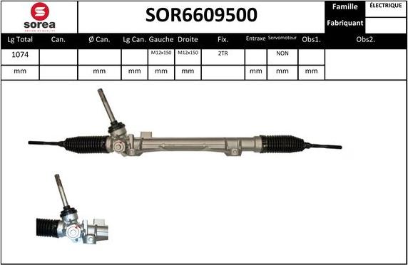 EAI SOR6609500 - Рульовий механізм, рейка avtolavka.club