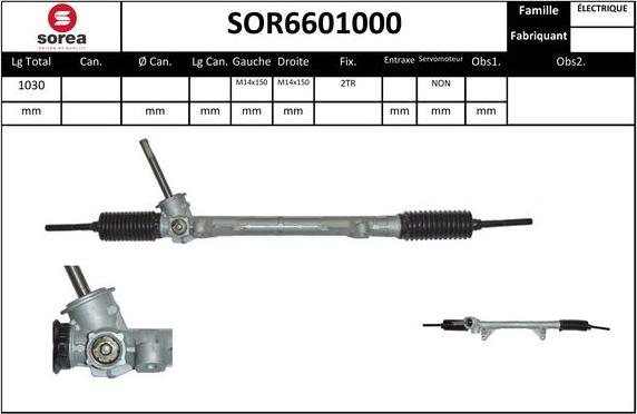 EAI SOR6601000 - Рульовий механізм, рейка avtolavka.club