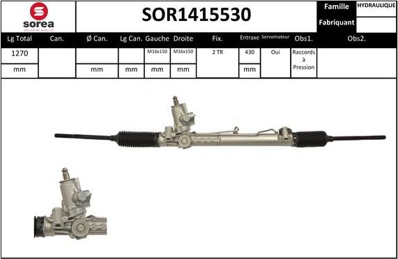 EAI SOR1415530 - Рульовий механізм, рейка avtolavka.club