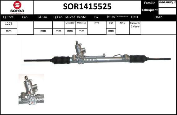 EAI SOR1415525 - Рульовий механізм, рейка avtolavka.club