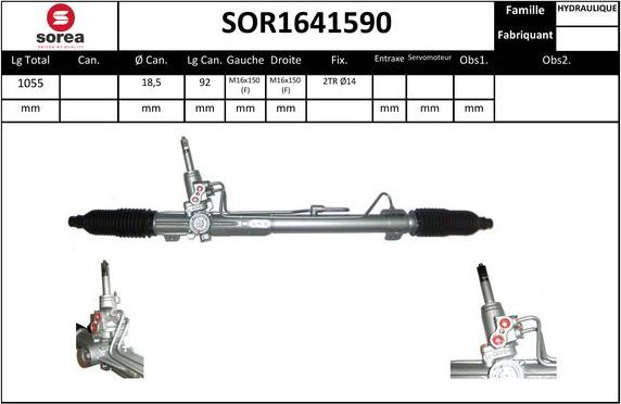 EAI SOR1641590 - Рульовий механізм, рейка avtolavka.club