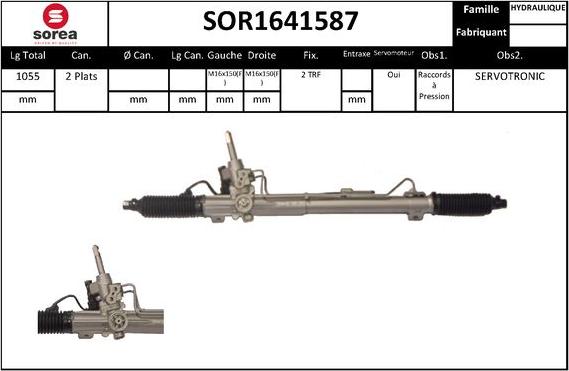 EAI SOR1641587 - Рульовий механізм, рейка avtolavka.club