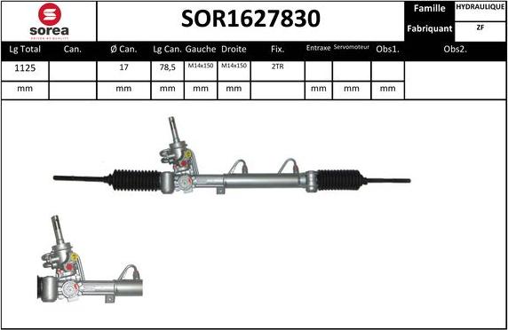 EAI SOR1627830 - Рульовий механізм, рейка avtolavka.club