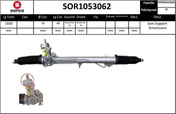 EAI SOR1053062 - Рульовий механізм, рейка avtolavka.club