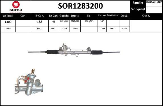 EAI SOR1283200 - Рульовий механізм, рейка avtolavka.club