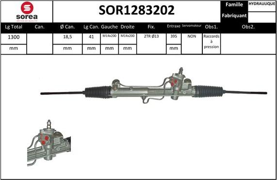 EAI SOR1283202 - Рульовий механізм, рейка avtolavka.club