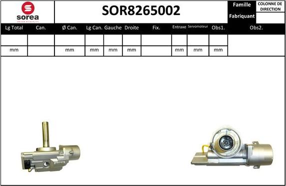 EAI SOR8265002 - Рульова колонка avtolavka.club