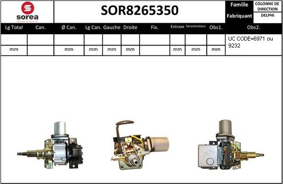 EAI SOR8265350 - Рульова колонка avtolavka.club