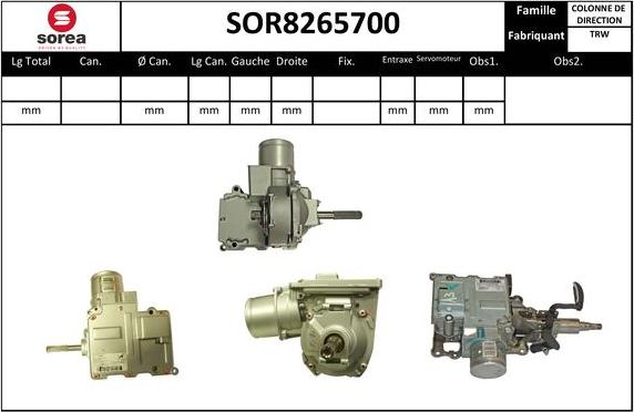 EAI SOR8265700 - Рульова колонка avtolavka.club