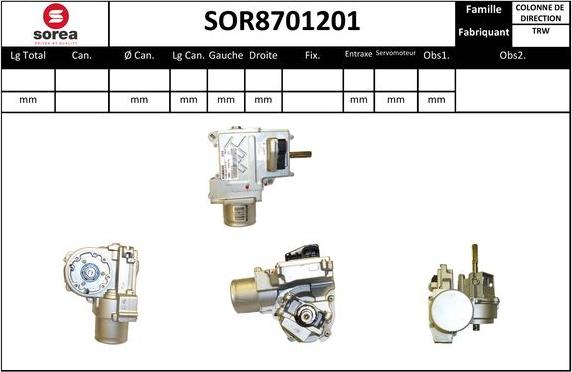 EAI SOR8701201 - Рульова колонка avtolavka.club