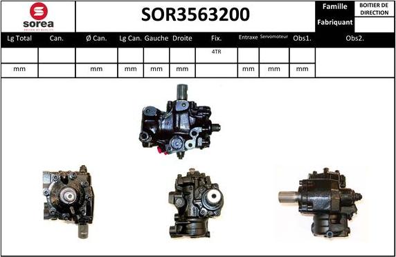 EAI SOR3563200 - Рульовий механізм, рейка avtolavka.club