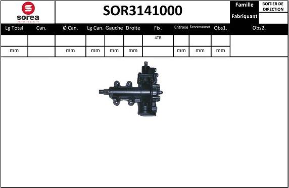 EAI SOR3141000 - Рульовий механізм, рейка avtolavka.club