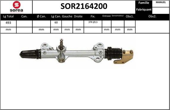 EAI SOR2164200 - Рульовий механізм, рейка avtolavka.club