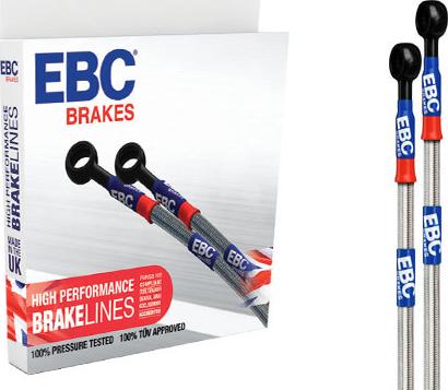 EBC Brakes BLA1950-4L - Комплект гальмівних шлангів високої продуктивності avtolavka.club