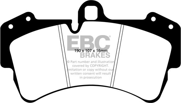 EBC Brakes DP41473R - Гальмівні колодки, дискові гальма avtolavka.club