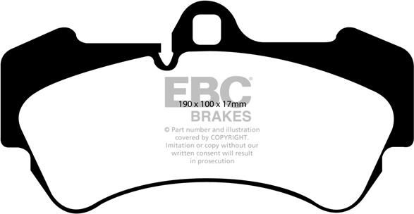 EBC Brakes DP41521R - Гальмівні колодки, дискові гальма avtolavka.club