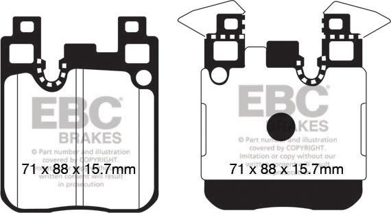 EBC Brakes DP42133R - Гальмівні колодки, дискові гальма avtolavka.club