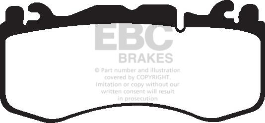 EBC Brakes DP42174R - Гальмівні колодки, дискові гальма avtolavka.club