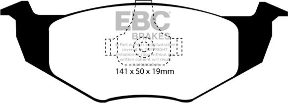 EBC Brakes DP21056 - Гальмівні колодки, дискові гальма avtolavka.club