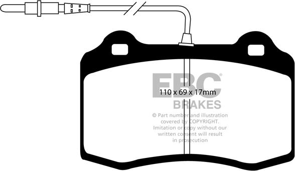 Quinton Hazell BLF1029 - Гальмівні колодки, дискові гальма avtolavka.club