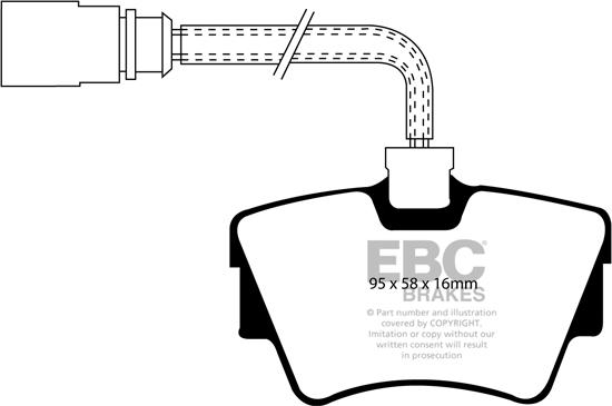 EBC Brakes DP21285 - Гальмівні колодки, дискові гальма avtolavka.club