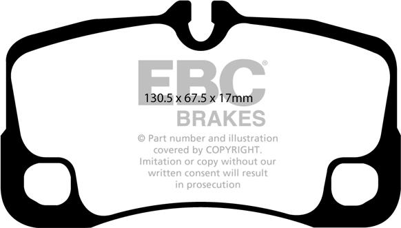 EBC Brakes DP91930 - Гальмівні колодки, дискові гальма avtolavka.club