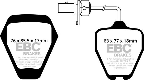 TRW Engine Component GDB1451 - Гальмівні колодки, дискові гальма avtolavka.club