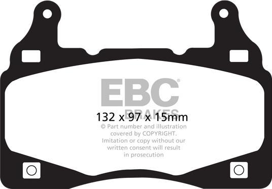 EBC Brakes DP31895C - Гальмівні колодки, дискові гальма avtolavka.club