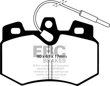 EBC Brakes DP2626 - Гальмівні колодки, дискові гальма avtolavka.club