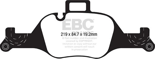 EBC Brakes DP22289 - Гальмівні колодки, дискові гальма avtolavka.club