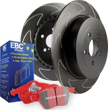 EBC Brakes PD17KF044 - Комплект економічних гальм avtolavka.club