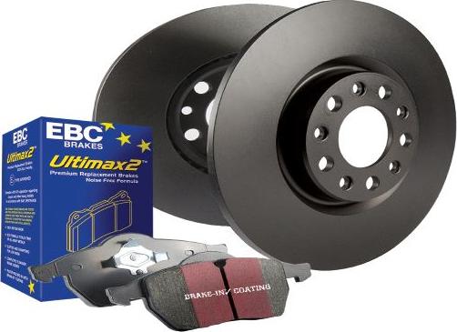 EBC Brakes PDKF936 - Комплект економічних гальм avtolavka.club