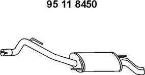 Eberspächer 95 11 8450 - Глушник вихлопних газів кінцевий avtolavka.club