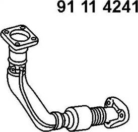 Eberspächer 91 11 4241 - Труба вихлопного газу avtolavka.club