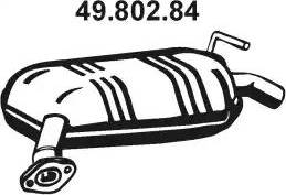 Eberspächer 49.802.84 - Глушник вихлопних газів кінцевий avtolavka.club