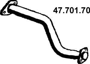 Eberspächer 47.701.70 - Труба вихлопного газу avtolavka.club