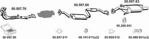 Eberspächer 502004 - Система випуску ОГ avtolavka.club