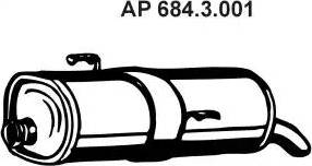 Eberspächer 684.3.001 - Глушник вихлопних газів кінцевий avtolavka.club