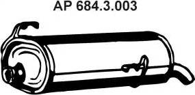 Eberspächer 684.3.003 - Глушник вихлопних газів кінцевий avtolavka.club