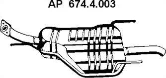 Eberspächer 674.4.003 - Глушник вихлопних газів кінцевий avtolavka.club