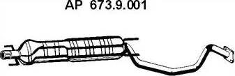 Eberspächer 673.9.001 - Середній глушник вихлопних газів avtolavka.club