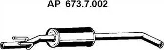 Eberspächer 673.7.002 - Середній глушник вихлопних газів avtolavka.club