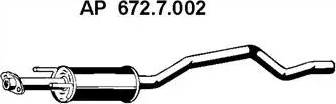 Eberspächer 672.7.002 - Предглушітель вихлопних газів avtolavka.club