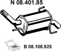 Eberspächer 08.401.85 - Глушник вихлопних газів кінцевий avtolavka.club