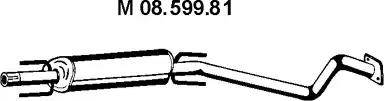 Eberspächer 08.599.81 - Середній глушник вихлопних газів avtolavka.club