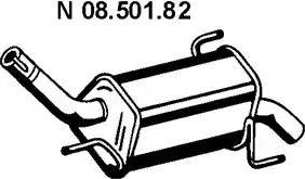 Eberspächer 08.501.82 - Глушник вихлопних газів кінцевий avtolavka.club