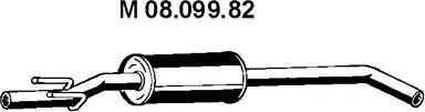 Eberspächer 08.099.82 - Середній глушник вихлопних газів avtolavka.club